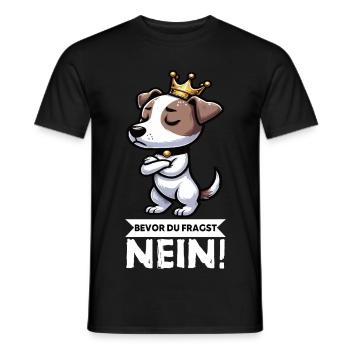 Before You Ask Jack Russel Terrier Jackie Terrier - Men's T-Shirt - black - Front - AI Model Male 178 light (178cm)