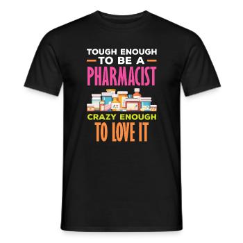 Apotheker Pharmazeutisch-technischer - Männer T-Shirt - Schwarz - Vorne - AI Model Male 178 light (178cm)