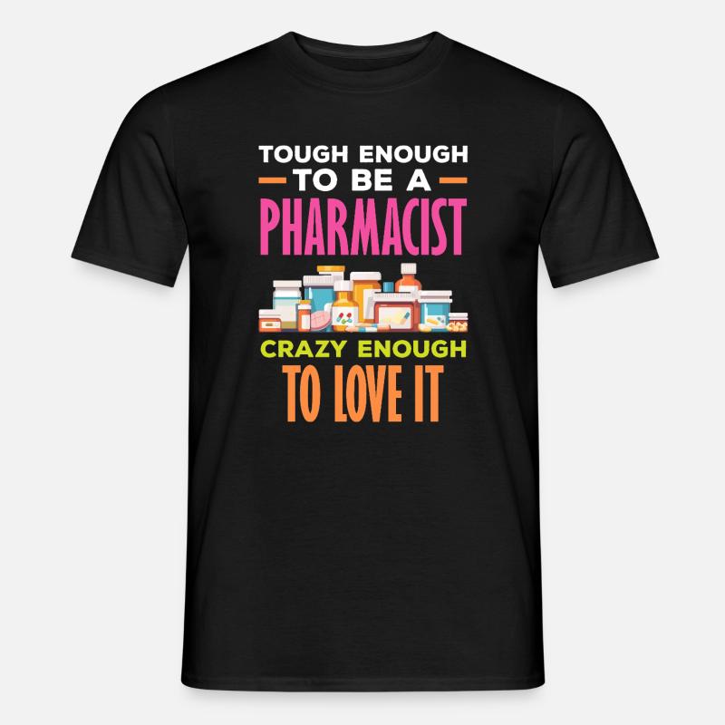 Apotheker Pharmazeutisch-technischer - Männer T-Shirt - Schwarz