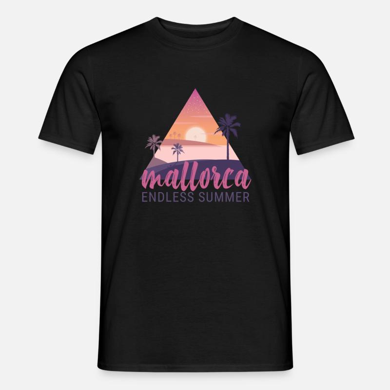 Mallorca Endless Summer Sunset - Men’s T-shirt - black