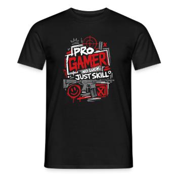 Pro Gamer One Shot Win - T-shirt homme - noir - Devant - AI Model Male 178 light (178cm)
