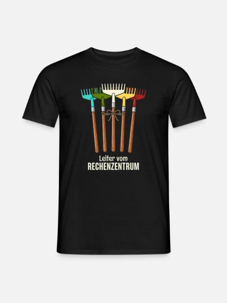 Rechenzentrum Gartenarbeit Landschftsgärtner - Männer T-Shirt - Schwarz