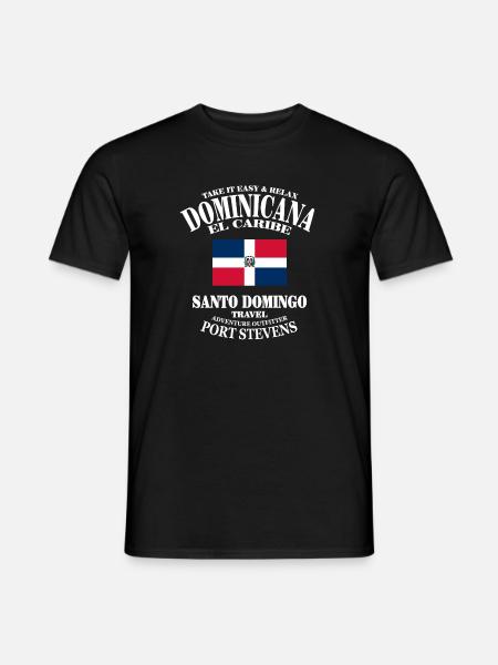 Dominican Republic - Men's T-Shirt - black