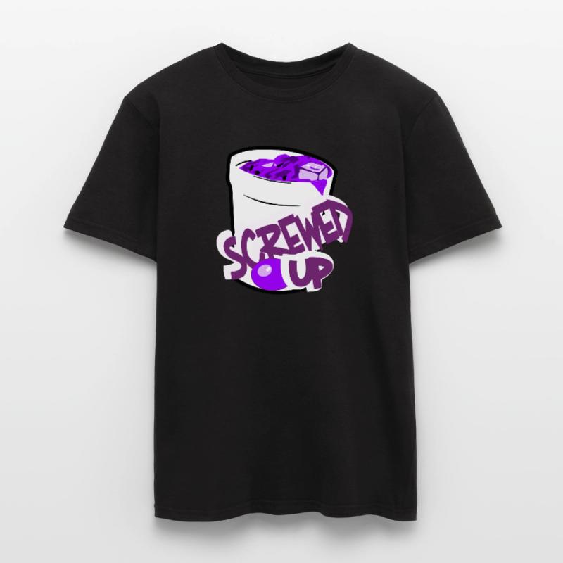 Hoestsiroop Codeïne Lean Double Cup verpest Heren T-shirt