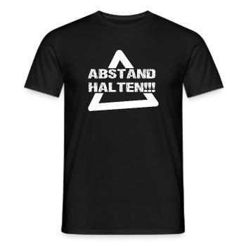 Corona - Männer T-Shirt - Schwarz - Vorne - AI Model Male 178 light (178cm)