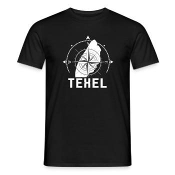 Texel - Men's T-Shirt - black - Front - AI Model Male 178 light (178cm)
