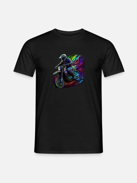 Motocross Liebe - Männer T-Shirt - Schwarz