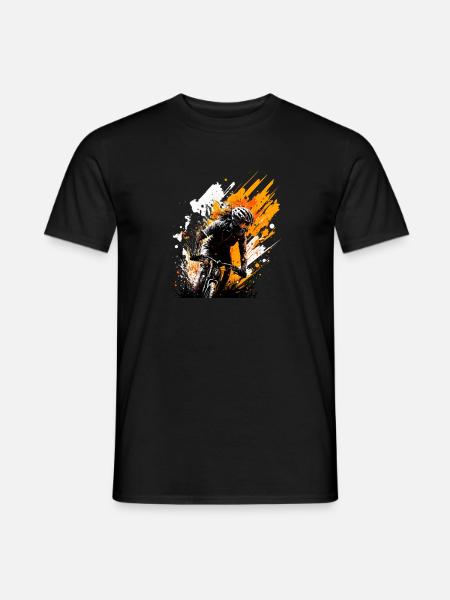 VTT vélo - T-shirt homme - noir