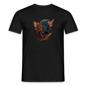 Démon d’Halloween - T-shirt homme - noir - Devant - AI Model Male 178 light (178cm)
