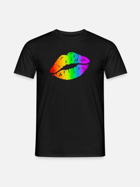 Le baiser de la fierté - T-shirt homme - noir