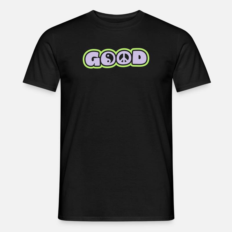 GOOD - Männer T-Shirt - Schwarz