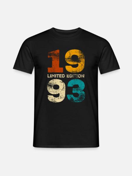 Limited Edition 1993, Birthday Gift - Men's T-Shirt - black