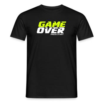 Spiel - Männer T-Shirt - Schwarz - Vorne - AI Model Male 178 light (178cm)