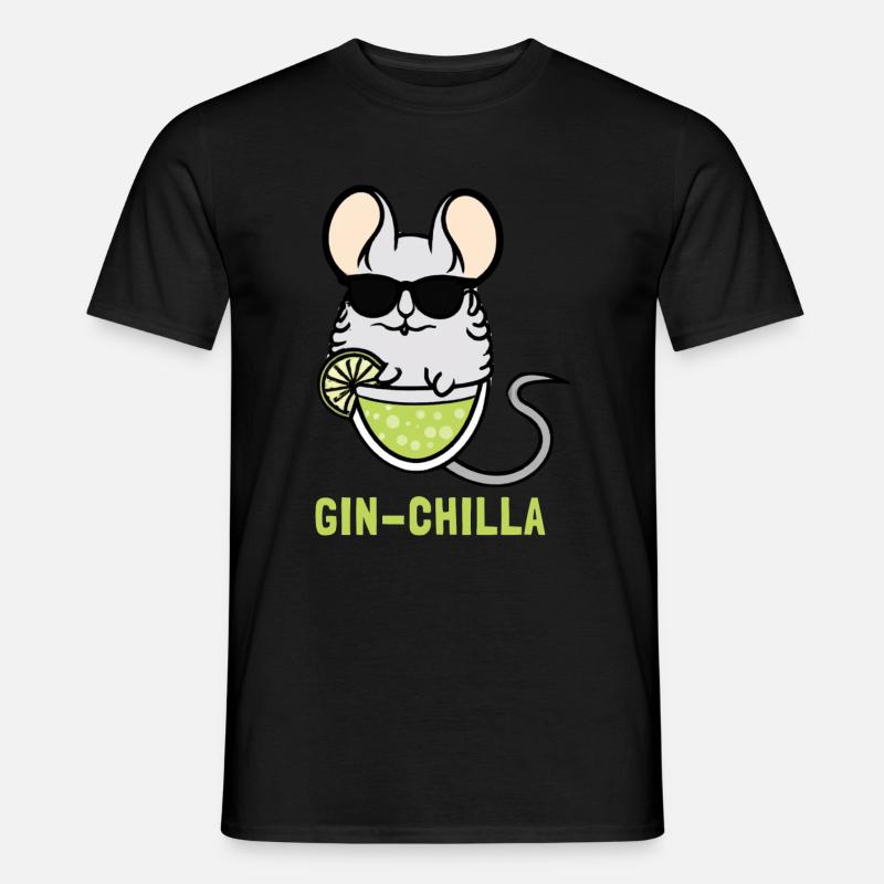 Chinchilla Gin Gin- - Männer T-Shirt - undefined