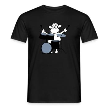Rock music - Männer T-Shirt - Schwarz - Vorne - AI Model Male 178 light (178cm)