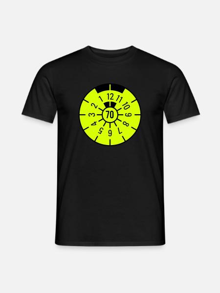 TÜV 1970 - Männer T-Shirt - Schwarz