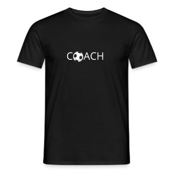 Coach Fußball Trainer - Männer T-Shirt - Schwarz - Vorne - AI Model Male 178 light (178cm)