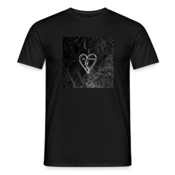 COR DOLORE - Männer T-Shirt - Schwarz - Vorne - AI Model Male 178 light (178cm)