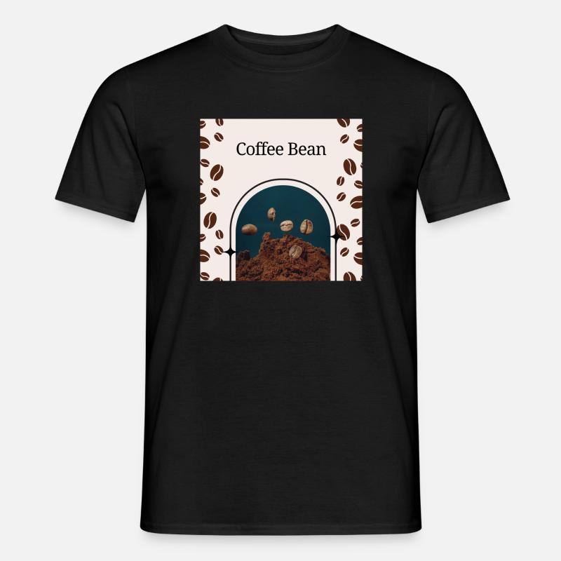 Kaffee Zeit - Männer T-Shirt - Schwarz