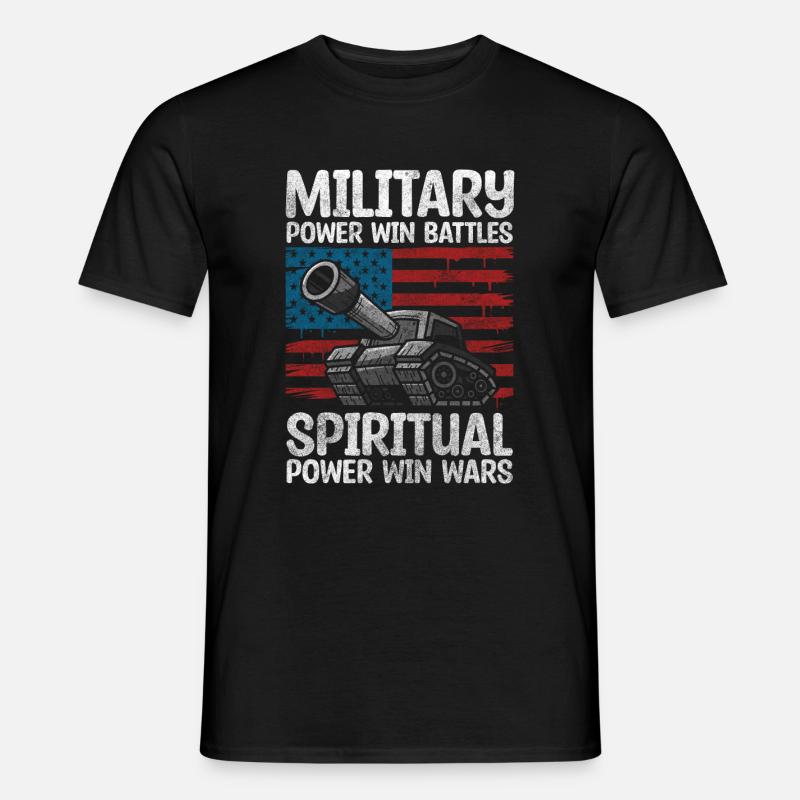 Krieg Kampf Kampffahrzeug - Männer T-Shirt - Schwarz