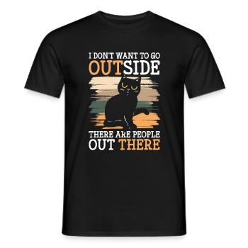 Hass Hassmensch Gemein - Männer T-Shirt - Schwarz - Vorne - AI Model Male 178 light (178cm)