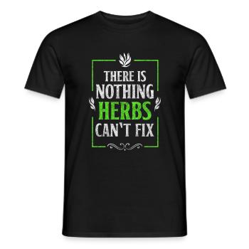 Potion Druid Naturopath - Men's T-Shirt - black - Front - AI Model Male 178 light (178cm)
