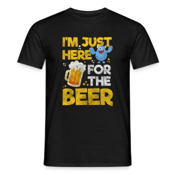 Monster Creature Terrible Disguise - Men's T-Shirt - black - Front - AI Model Male 178 light (178cm)