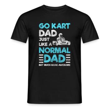 Kart Driver Go kart - T-shirt homme - noir - Devant - AI Model Male 178 light (178cm)