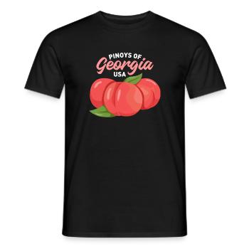 Georgia Fil-Am Design pour Proud Pinoys - T-shirt homme - noir - Devant - AI Model Male 178 light (178cm)