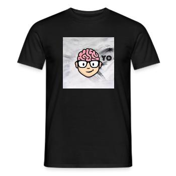 1694974380737 JPEG - Männer T-Shirt - Schwarz - Vorne - AI Model Male 178 light (178cm)