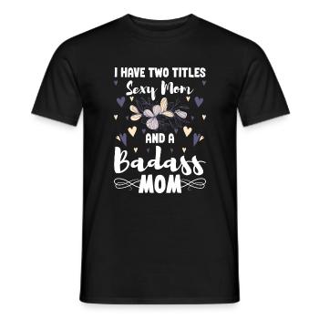 Single Parent Team Responsibility - Men's T-Shirt - black - Front - AI Model Male 178 light (178cm)