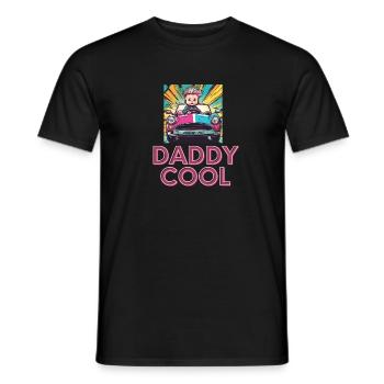 DaDdY COOL - Männer T-Shirt - Schwarz - Vorne - AI Model Male 178 light (178cm)