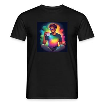 Be You - Men's T-Shirt - black - Front - AI Model Male 178 light (178cm)