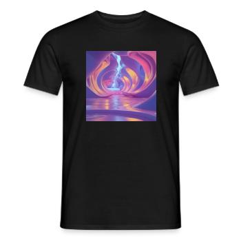 Designs fantastiques - T-shirt homme - noir - Devant - AI Model Male 178 light (178cm)