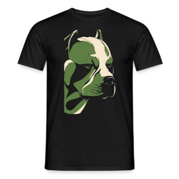 Pitbull - Men's T-Shirt - black - Front - AI Model Male 178 light (178cm)