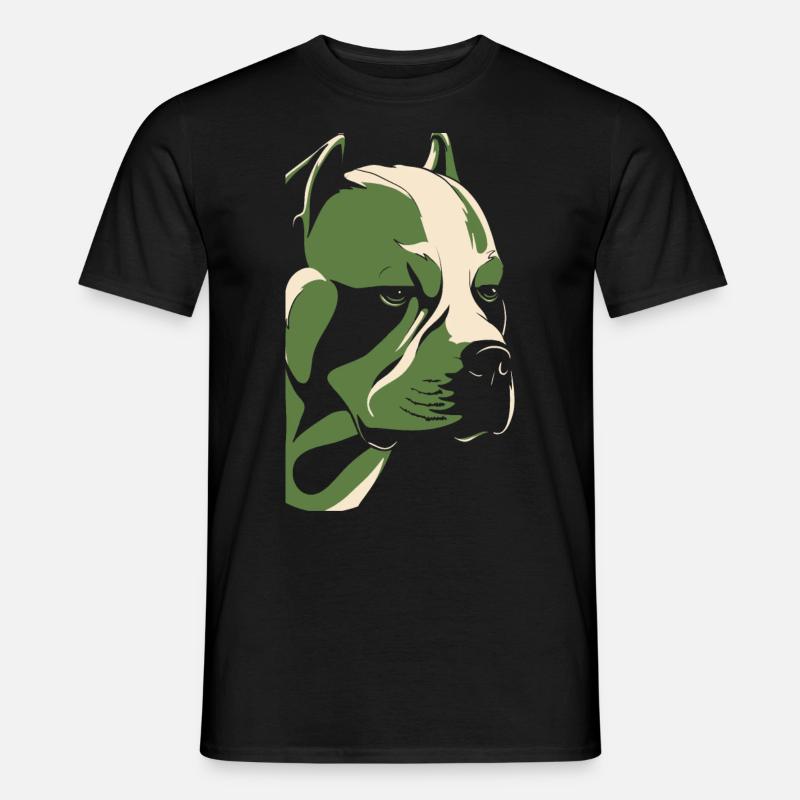 Pitbull - Männer T-Shirt - Schwarz