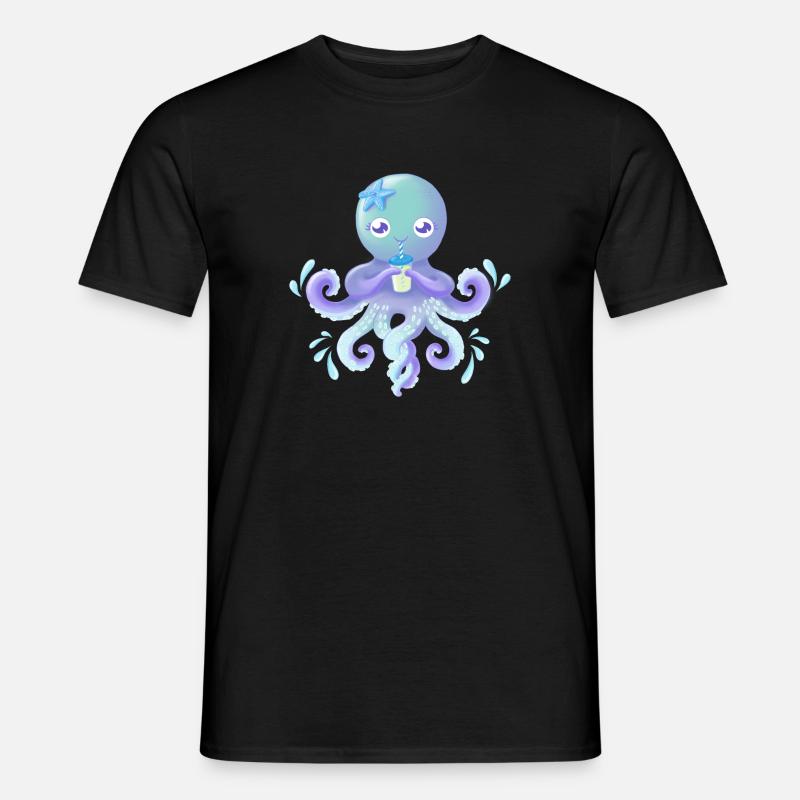 OctoCute edition 2018 - Männer T-Shirt - Schwarz