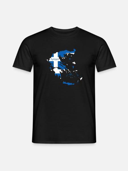 Home Greece Home - Men's T-Shirt - black