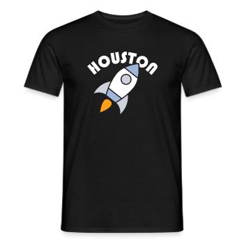 Houston Rocket Design pour les fiers résidents de Houston - T-shirt homme - noir - Devant - AI Model Male 178 light (178cm)