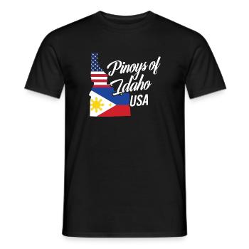 Les Philippins de l’Idaho conçoivent pour Proud Fil-Ams - T-shirt homme - noir - Devant - AI Model Male 178 light (178cm)