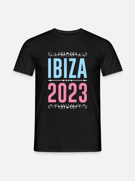 Ibiza 2023 - Männer T-Shirt - Schwarz