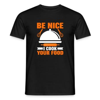 Chef Chef Gastronomie - T-shirt homme - noir - Devant - AI Model Male 178 light (178cm)