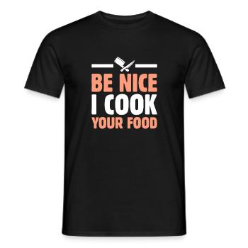 Chef Chef Gastronomie - T-shirt homme - noir - Devant - AI Model Male 178 light (178cm)