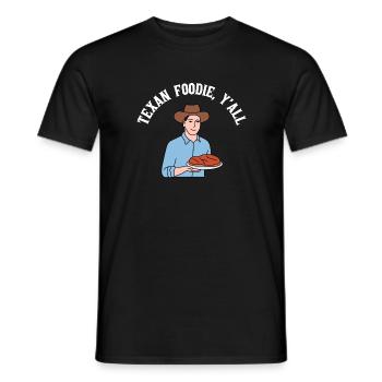 Essen in Texas Design für stolze Texaner - Männer T-Shirt - Schwarz - Vorne - AI Model Male 178 light (178cm)
