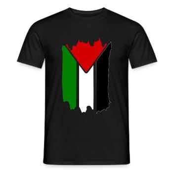 free palestine - Männer T-Shirt - Schwarz - Vorne - AI Model Male 178 light (178cm)