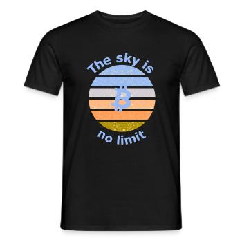Das Coin Projekt - Männer T-Shirt - Schwarz - Vorne - AI Model Male 178 light (178cm)