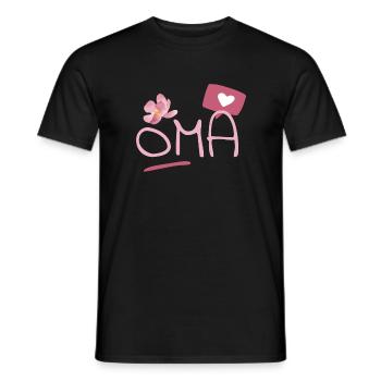 Ich liebe Oma - Männer T-Shirt - Schwarz - Vorne - AI Model Male 178 light (178cm)