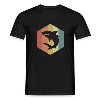 Haifisch Haie Meerstier Meeresleben - Männer T-Shirt - Schwarz - Vorne - AI Model Male 178 light (178cm)