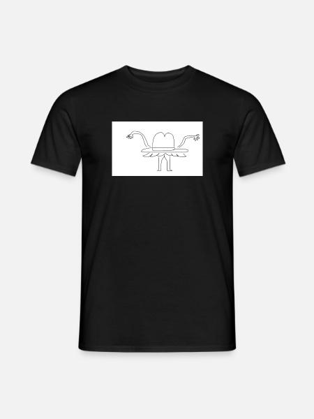 détective chapeau - T-shirt homme - noir
