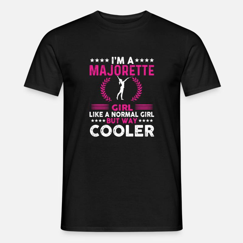Cheerleader Mädchen - Männer T-Shirt - Schwarz